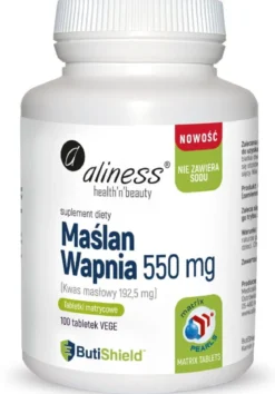 Maślan Wapnia 550mg 100 tabletek Aliness