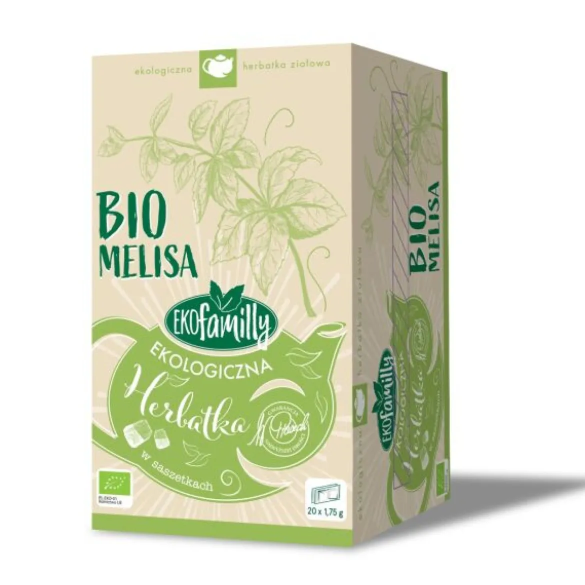 Melisa Herbatka owocowa ekologiczna ekspresowa 20x1,75g EkoFamilly