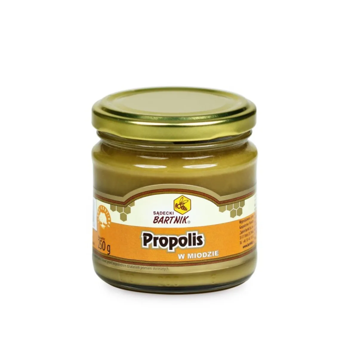 Miód z Propolisem 250g Bartnik Sądecki