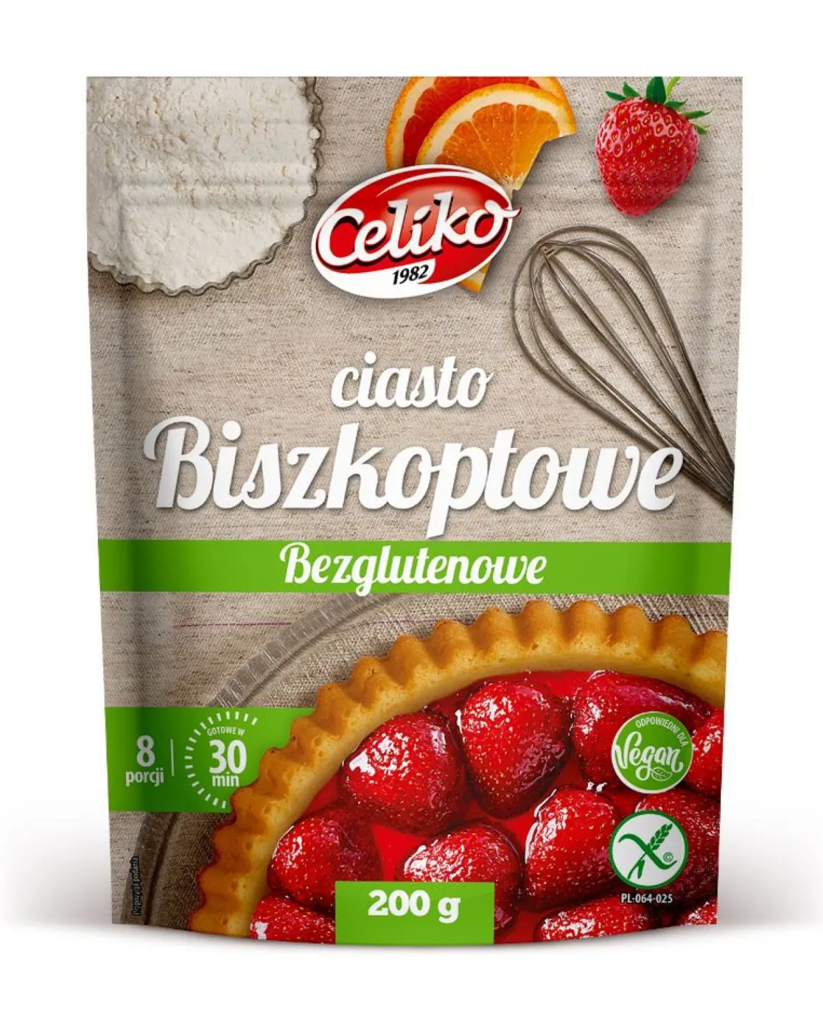 Mieszanka do Wypieku Ciasta Biszkoptowego Bezglutenowa 200g Celiko