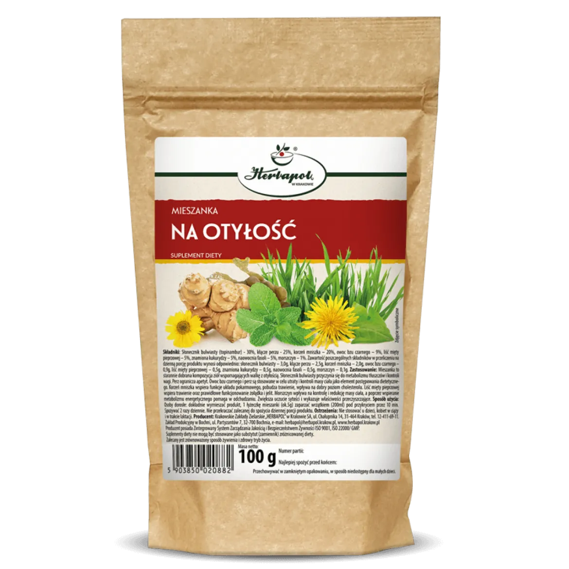 Mieszanka Na Otyłość 100g Herbapol