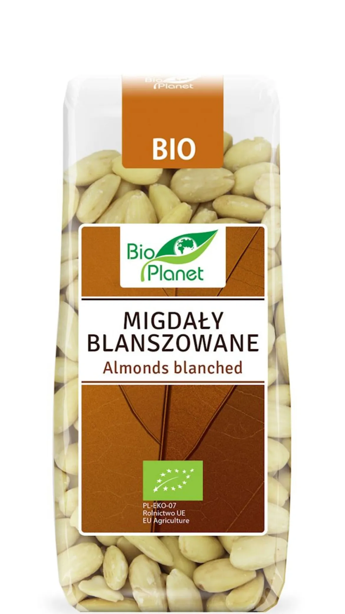 Migdały blanszowane BIO 100g Bio Planet
