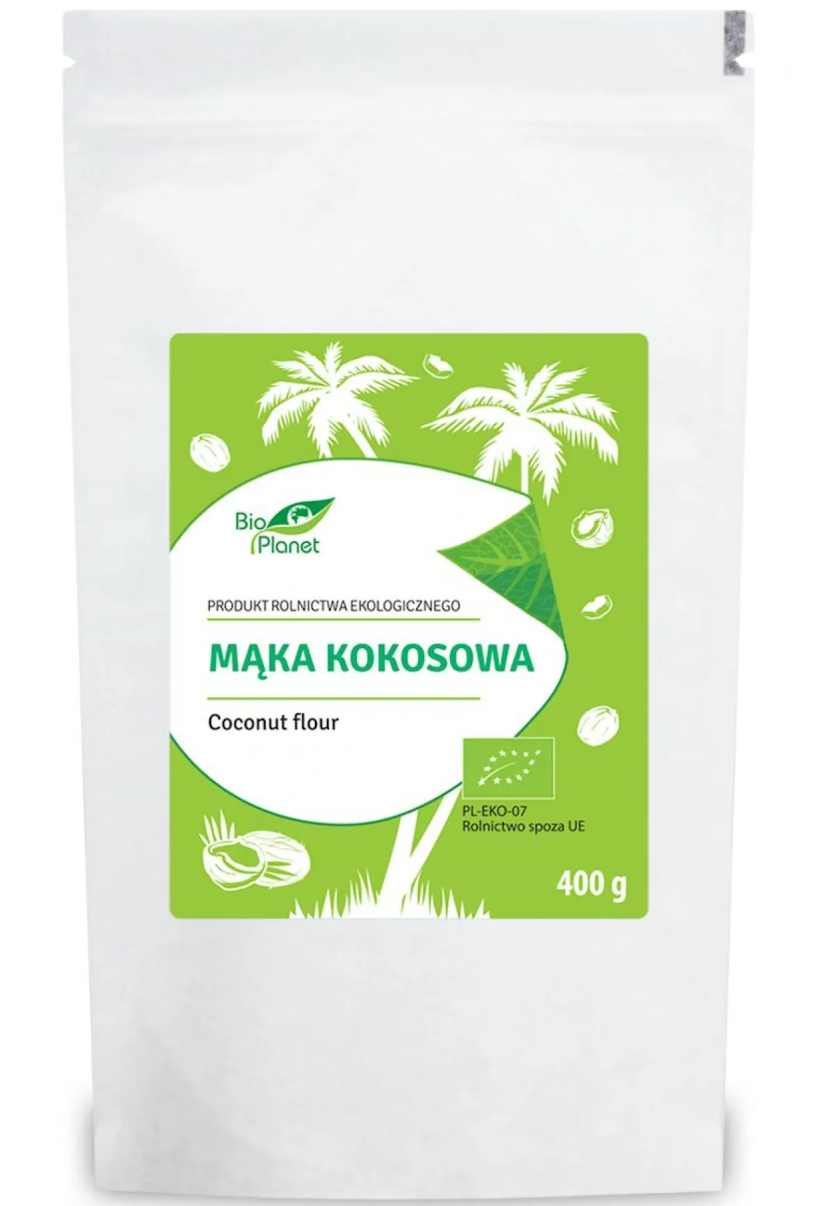 Mąka Kokosowa BIO 400g Bio Planet