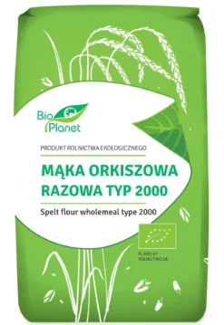 Mąka Orkiszowa Razowa typ 2000 BIO 500g Bio Planet