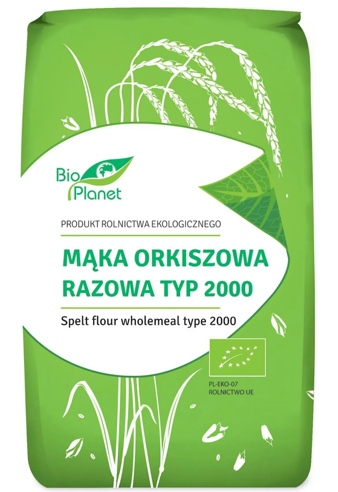 Mąka Orkiszowa Razowa typ 2000 BIO 500g Bio Planet