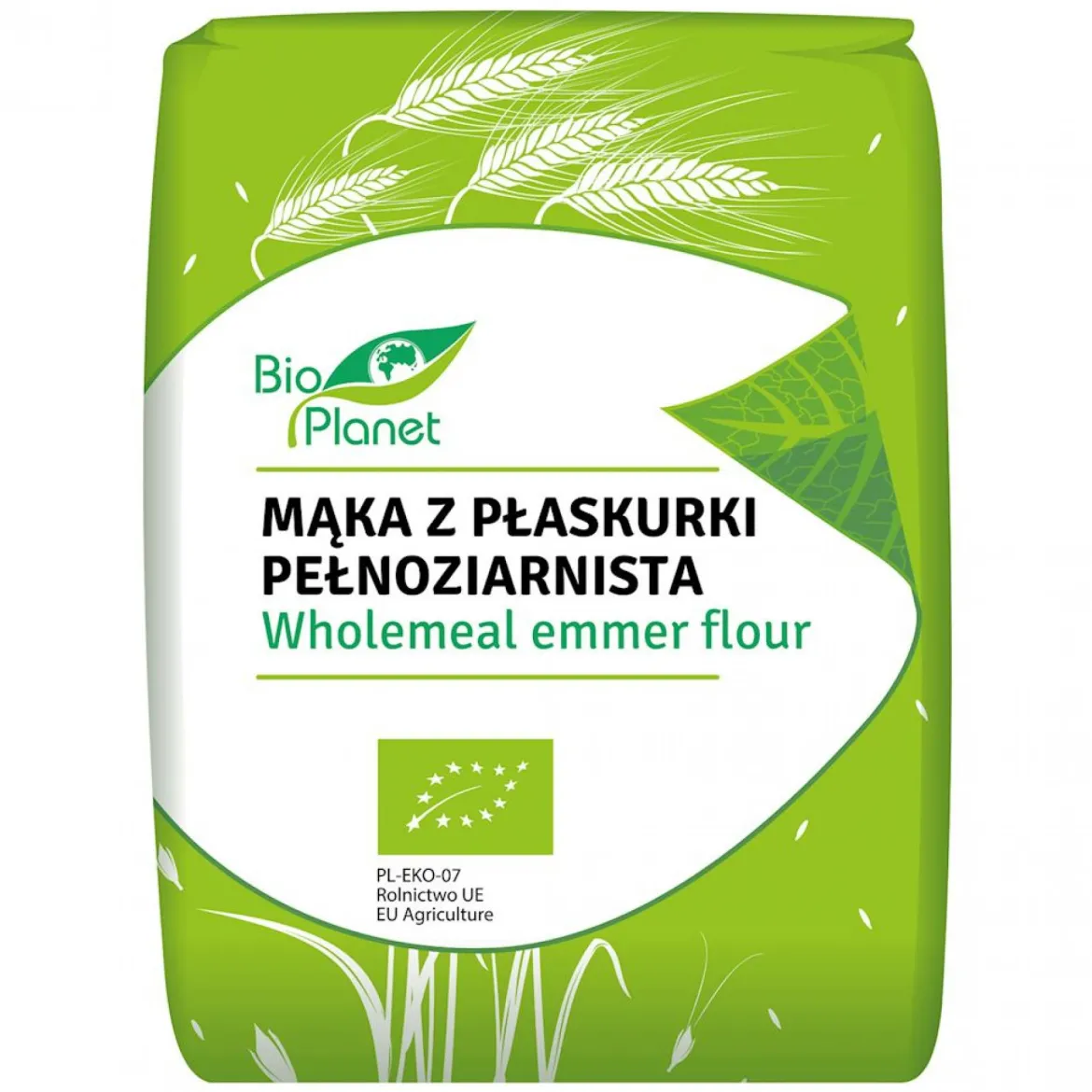 Mąka z Płaskurki Pełnoziarnista BIO 1kg Bio Planet