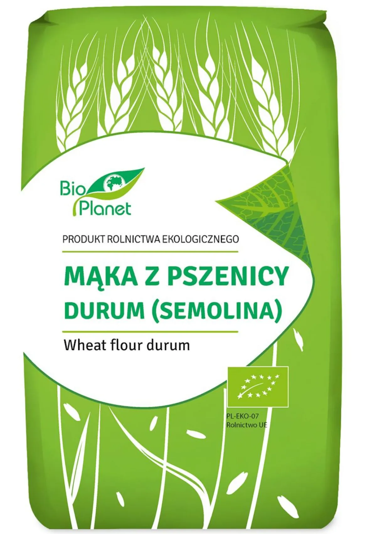 Mąka z przenicy durum (semolina) BIO 500g Bio Planet