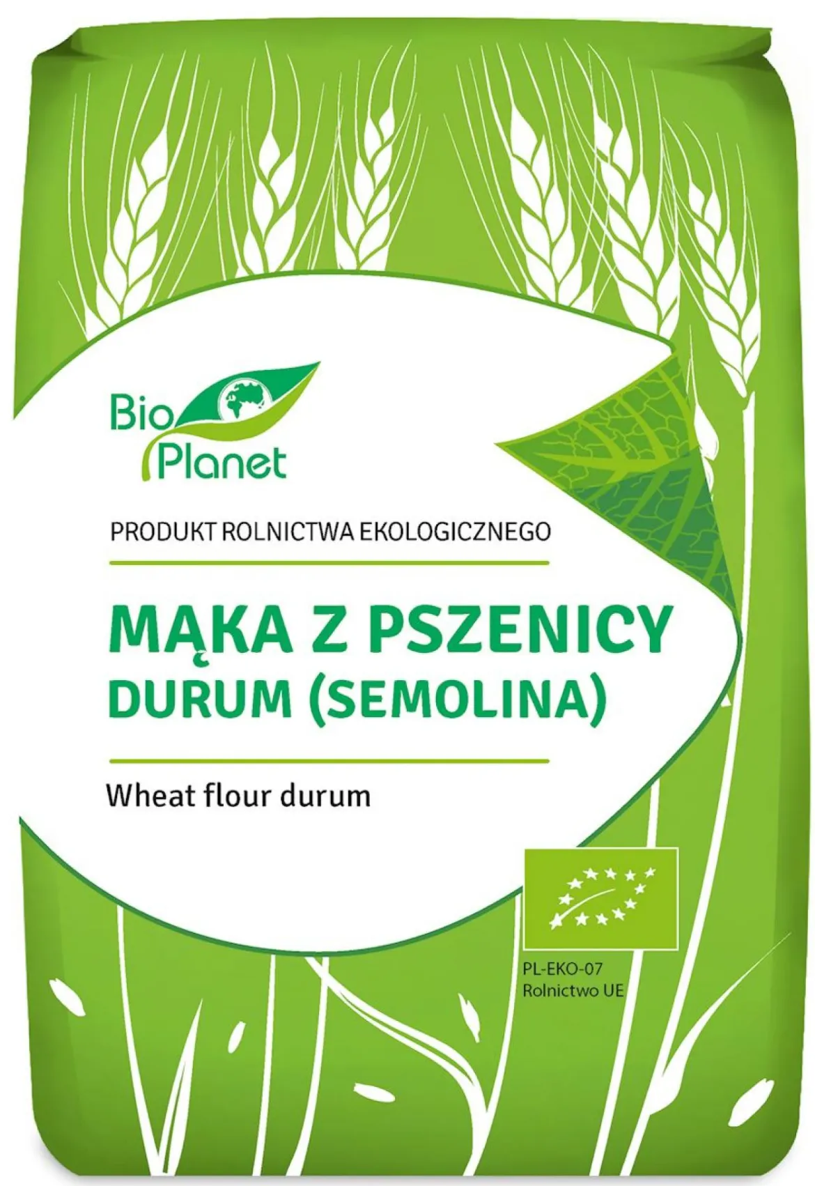 Mąka z pszenicy durum (semolina) BIO 1kg