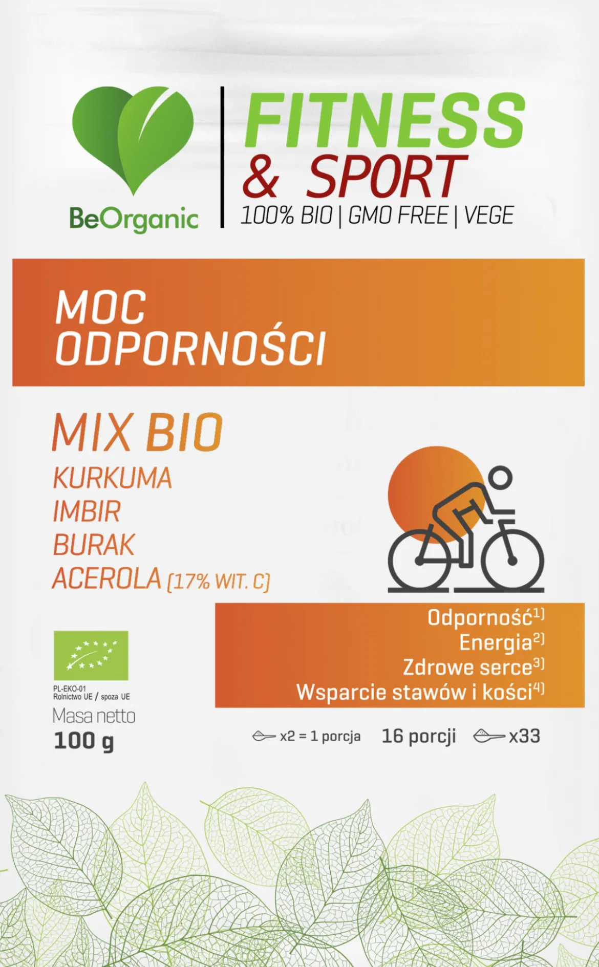 Moc Odporności MIX BIO 100g BeOrganic