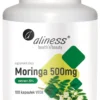 Moringa ekstrakt 20% 500mg x 100vege caps Aliness