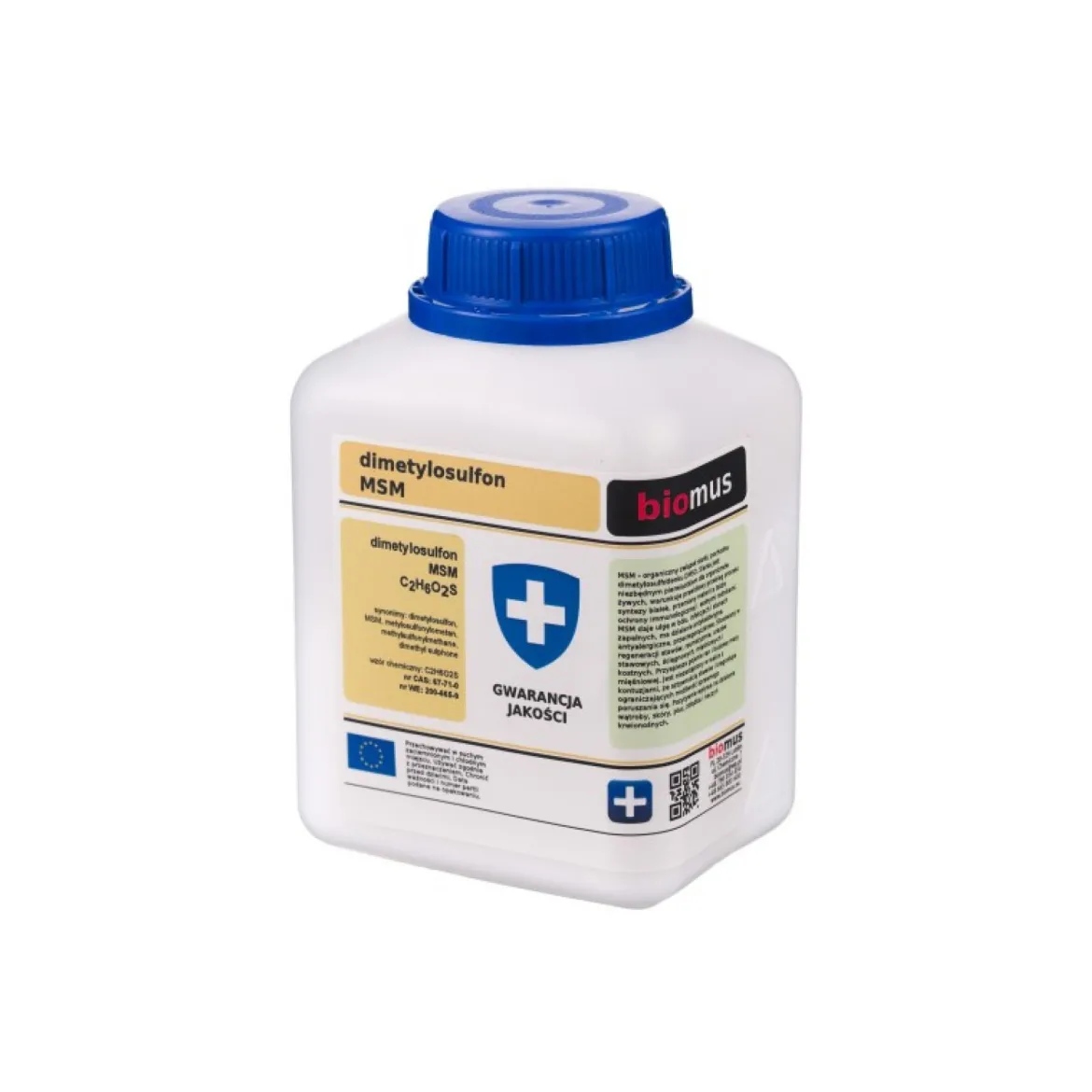 MSM dimetylosulfon 250g Biomus