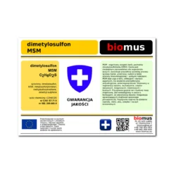 MSM dimetylosulfon 250g Biomus