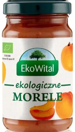 Mus morelowy bez dodatku cukru BIO 250g EkoWital