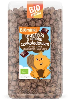 Muszelki o Smaku Czekoladowym BIO 300g Biominki