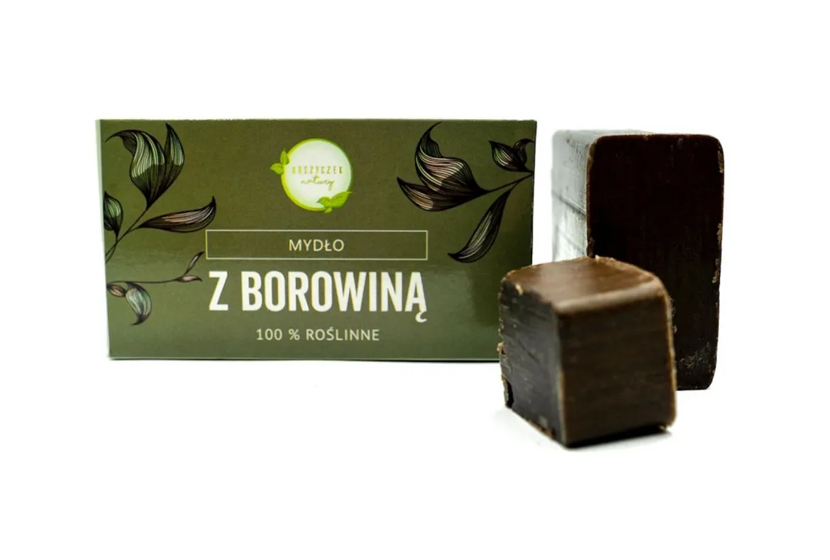 Mydło w Kostce z Borowiną 100g Koszyczek Natury