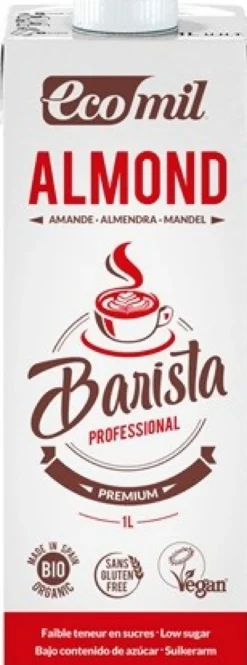 Napój migdałowy Barista bezglutenowy BIO 1L Ecomil