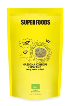 Nasiona Konopi Łuskane BIO 600g Bio Planet