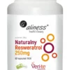 Naturalny Resweratrol Veri-Te 250mg x 60vege caps. Aliness