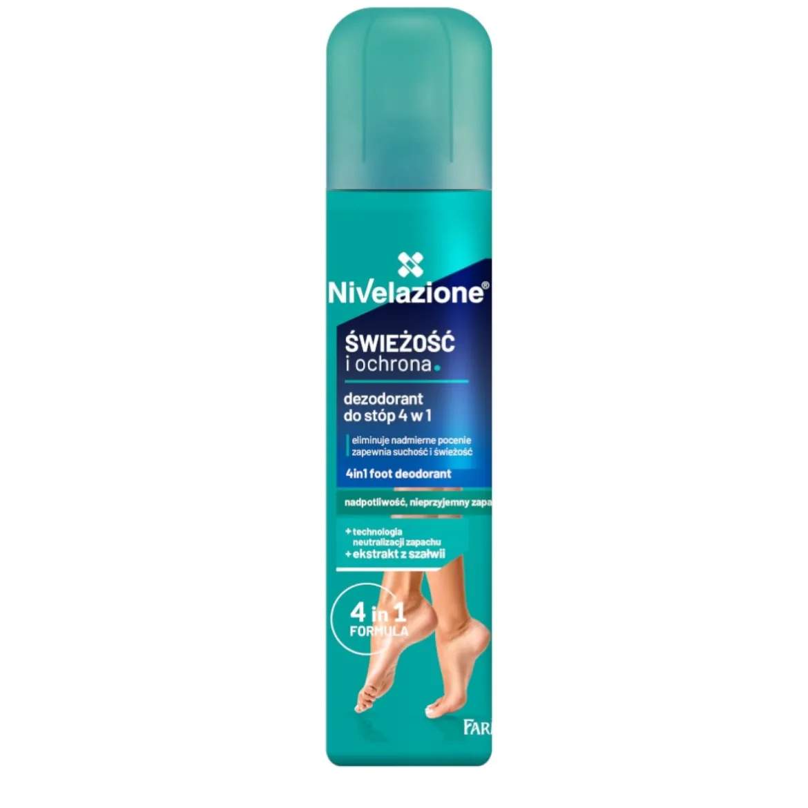 Nivelazione Dezodorant do stóp 4w1 180ml Farmona