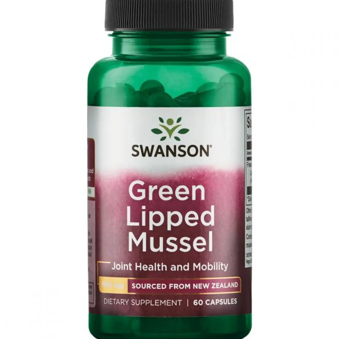 Nowozelandzka liofilizowana zielona małża 500mg 60 kaps Swanson