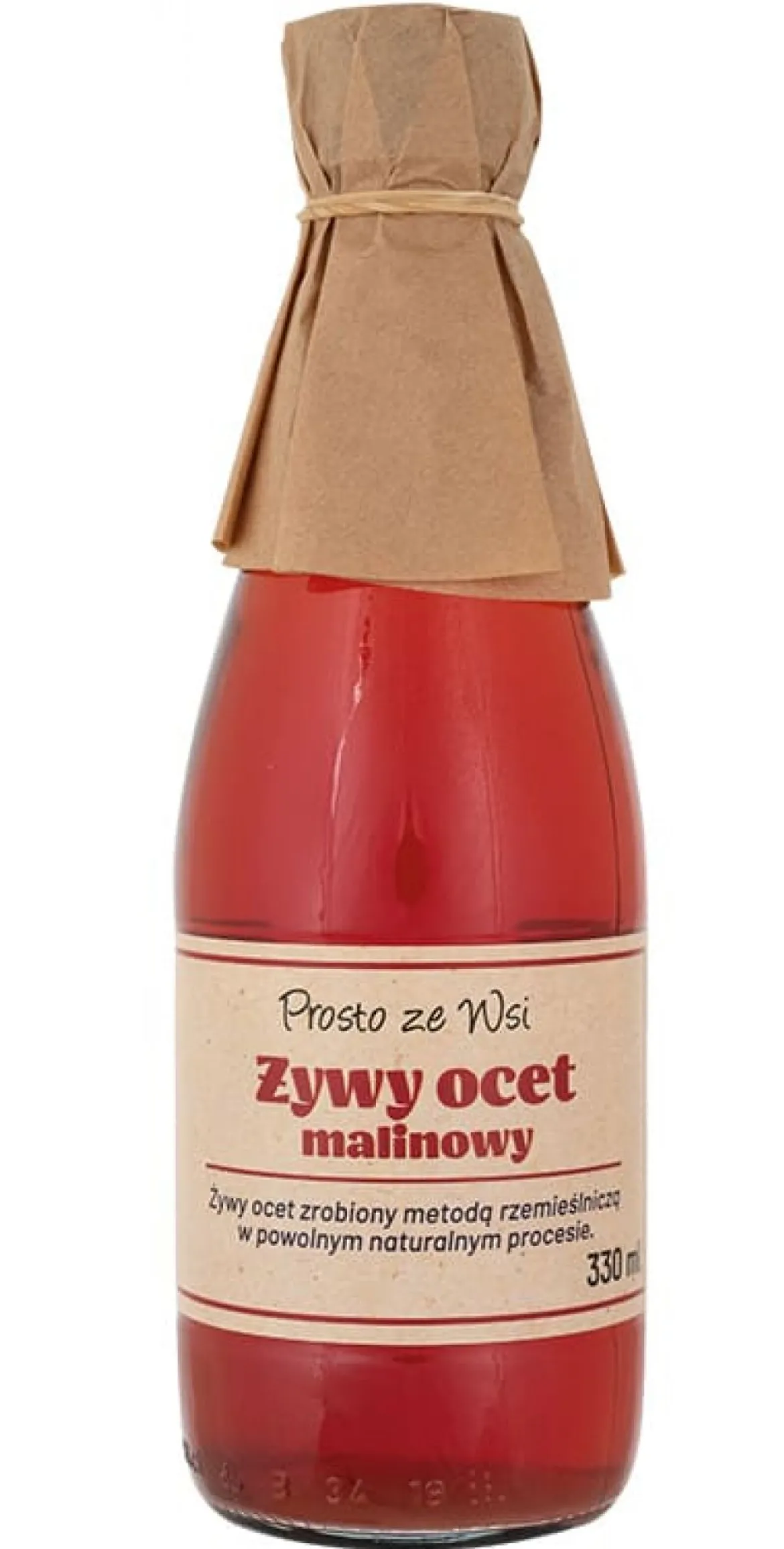 Ocet Malinowy Żywy 330ml Prosto ze Wsi