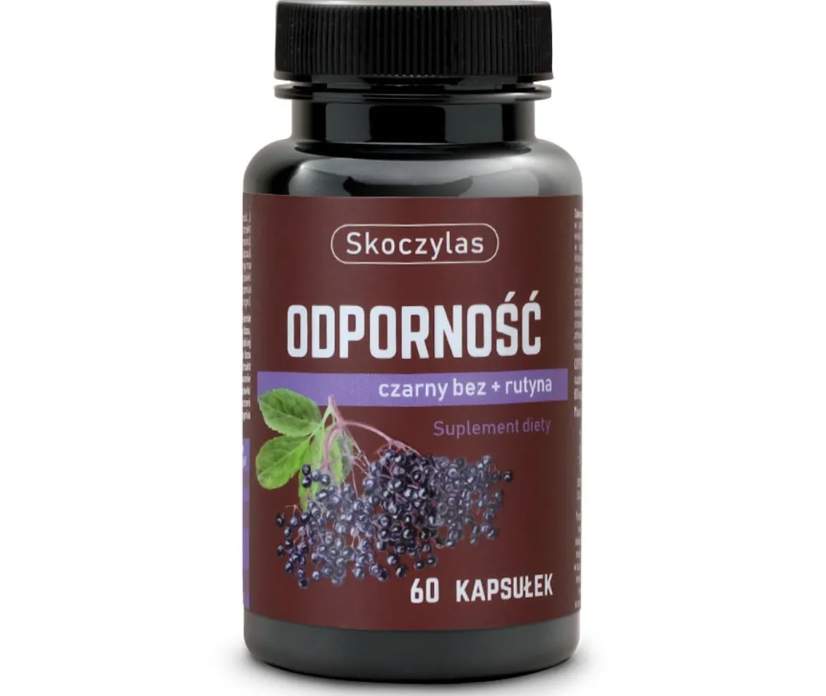 Odporność czarny bez + rutyna 60 kapsułek Skoczylas