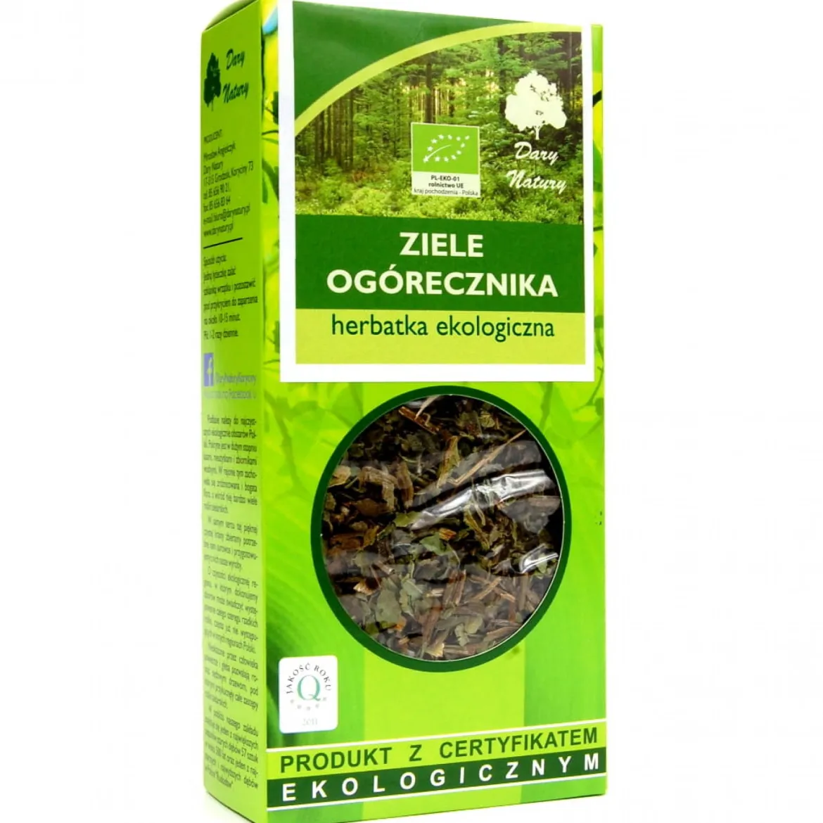 Ogórecznik Ziele EKO 50g Dary Natury