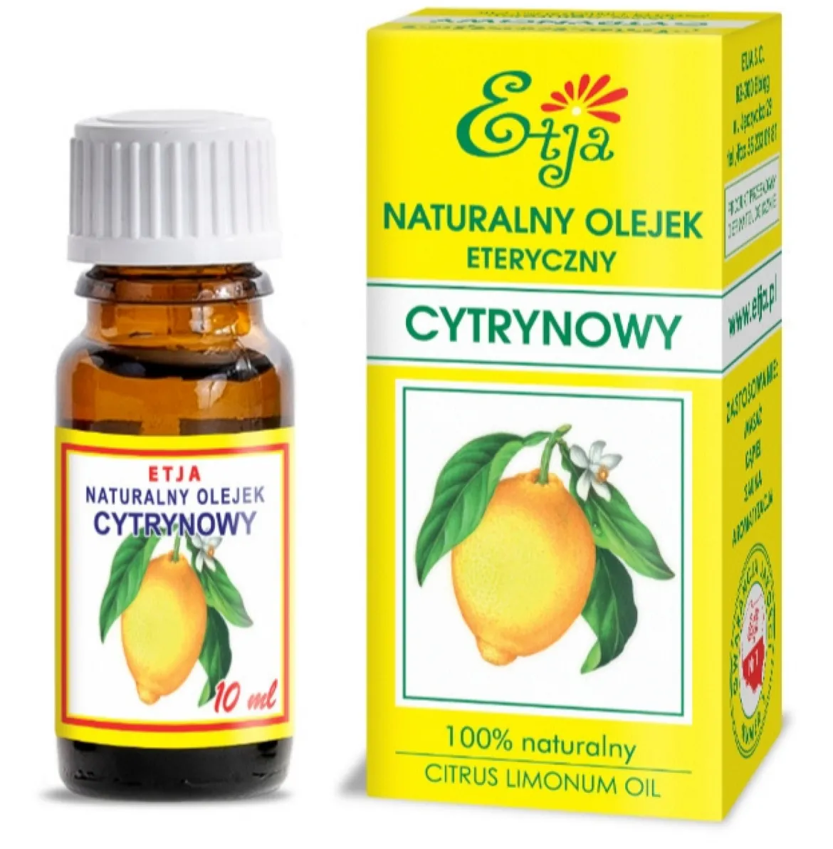Olejek Cytrynowy 10ml Etja