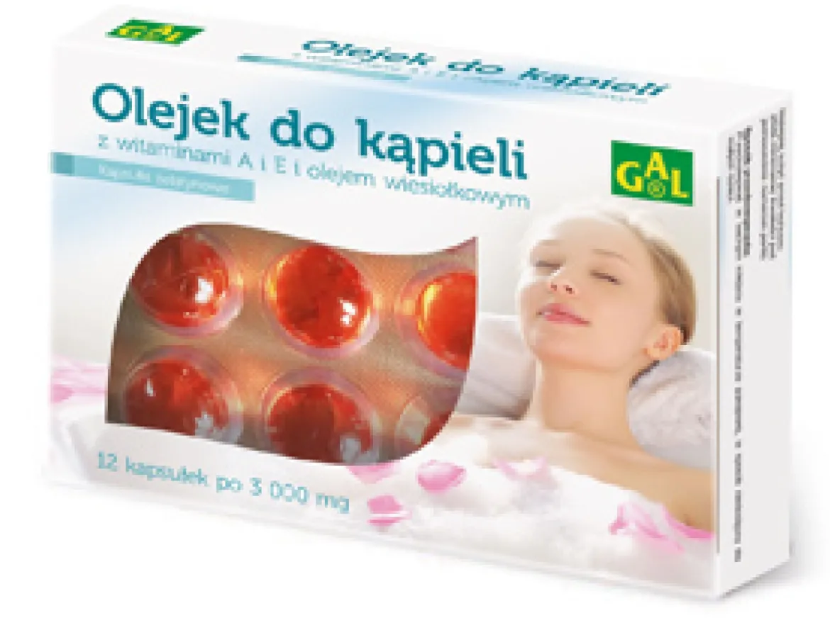 Olejek do kąpieli z olejem z wiesiołka 12 szt. GAL