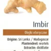 Olejek Eteryczny Imbir BIO 10ml Physalis