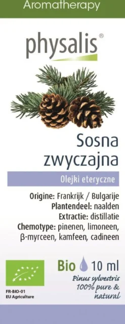 Olejek Eteryczny Sosna Zwyczajna BIO 10ml Physalis