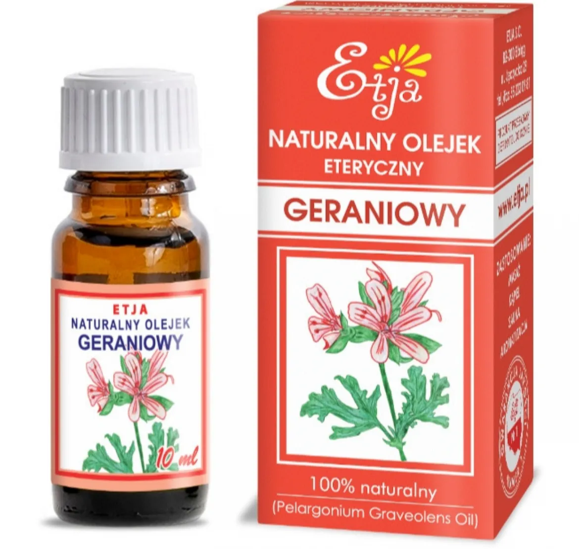 Olejek Geraniowy 10ml Etja