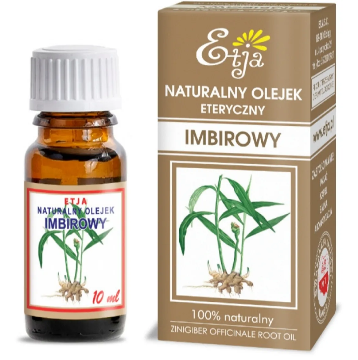 Olejek Imbirowy 10ml Etja