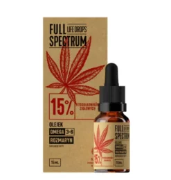 Olej Konopny Full Spectrum Life Drops 15% 15ml Cosma Cannabis