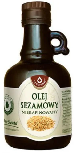 Olej sezamowy 250ml Oleofarm