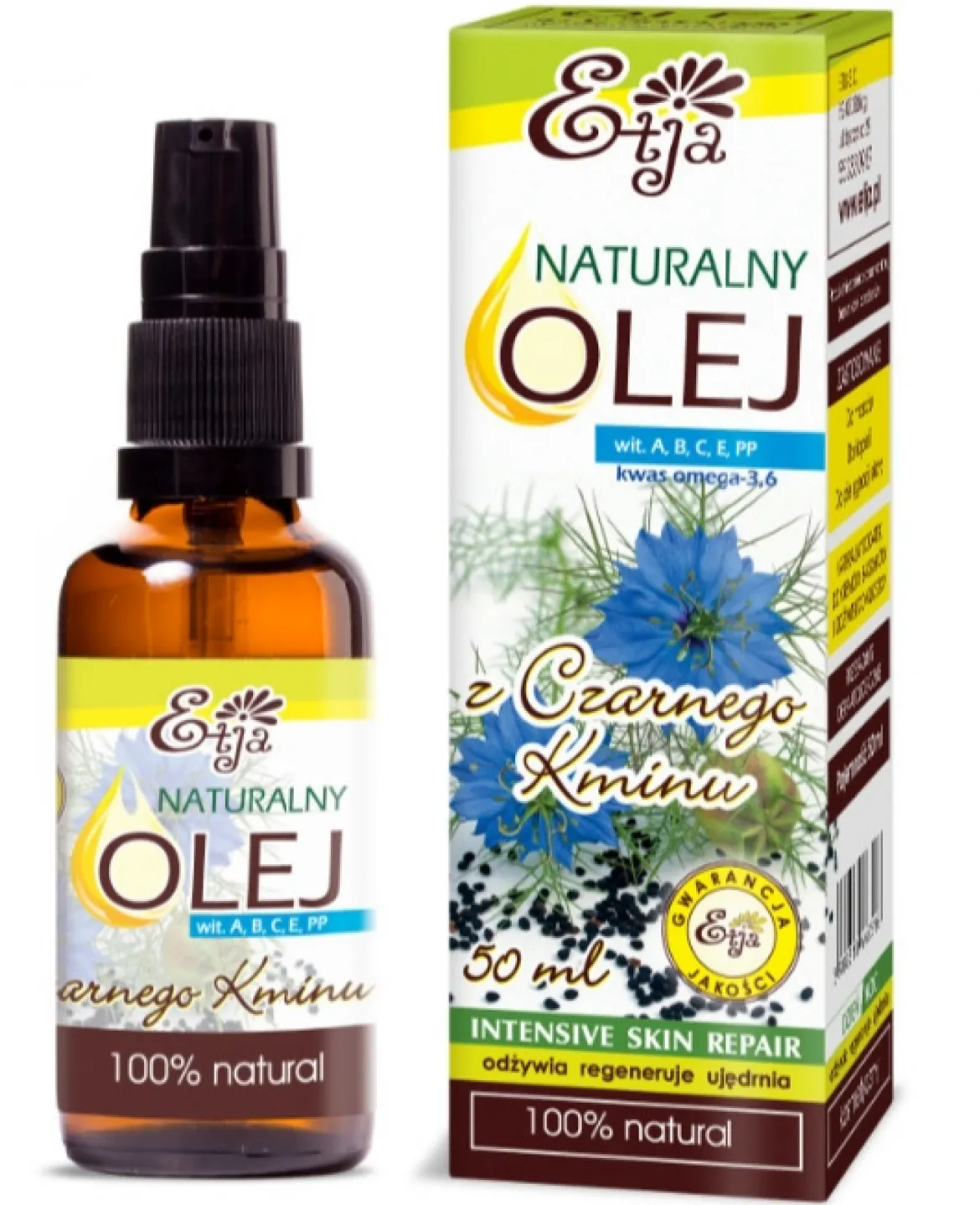 Olej z Czarnego Kminu 50ml Etja