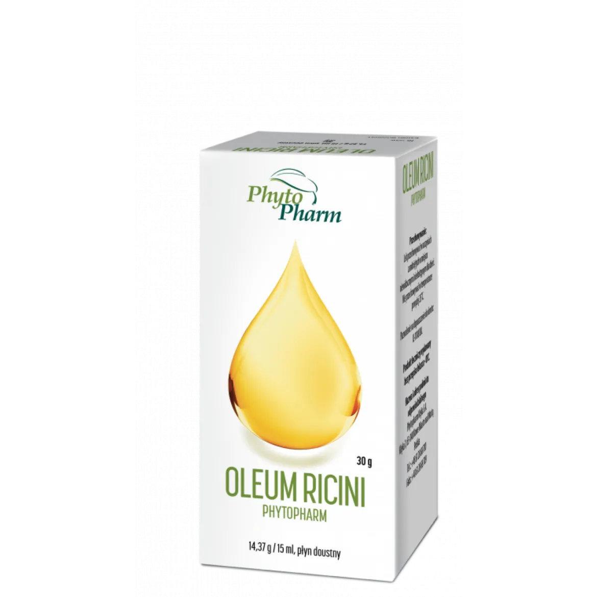 Oleum Ricini - Olej rycynowy 30 g PhytoPharm