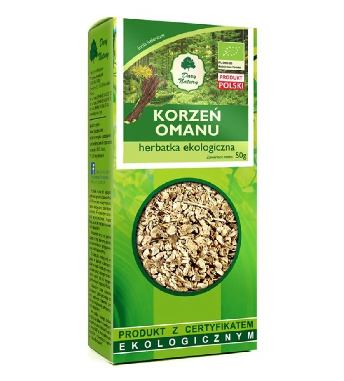 Oman korzeń EKO 50g Dary Natury