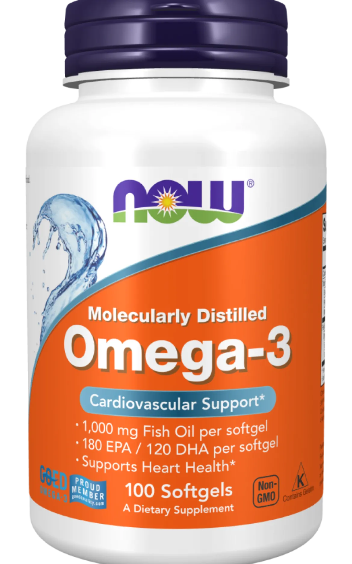Omega-3 1000mg 100 kapsułek Now Foods
