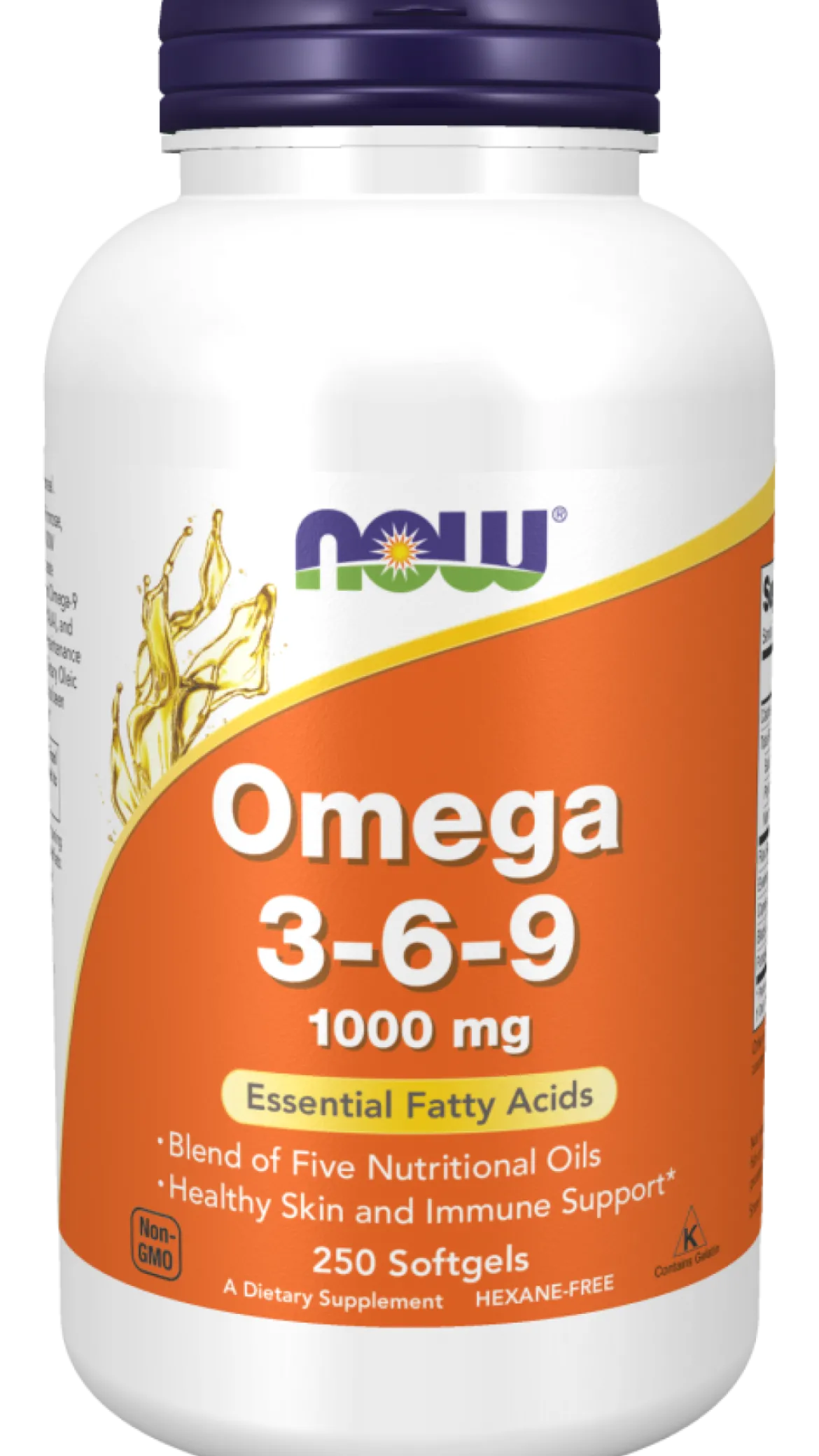 Omega 3-6-9 1000mg 250 kapsułek Now Foods
