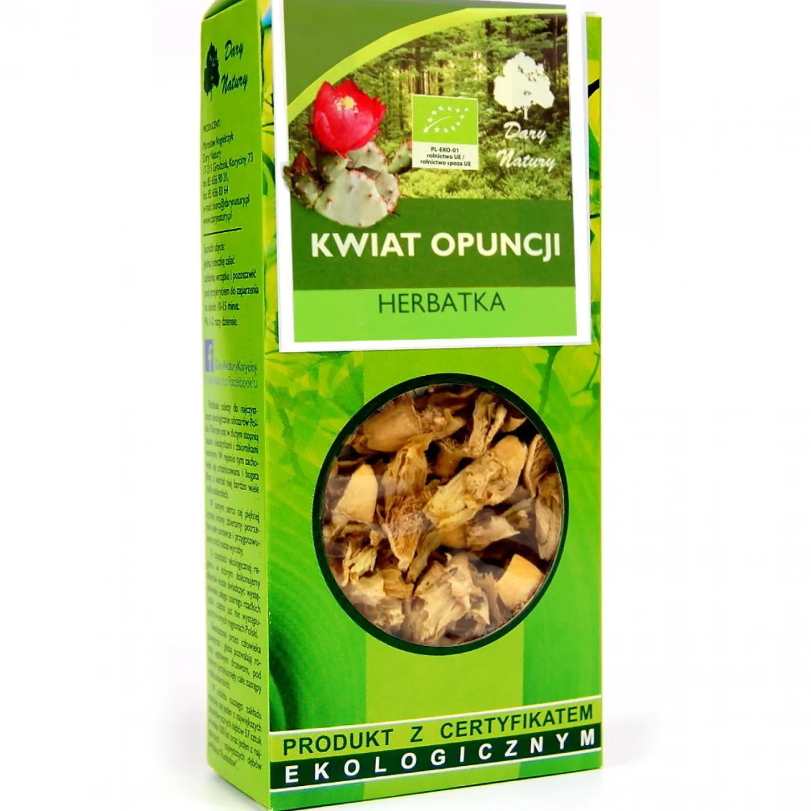 Opuncja kwiat EKO 25g Dary Natury