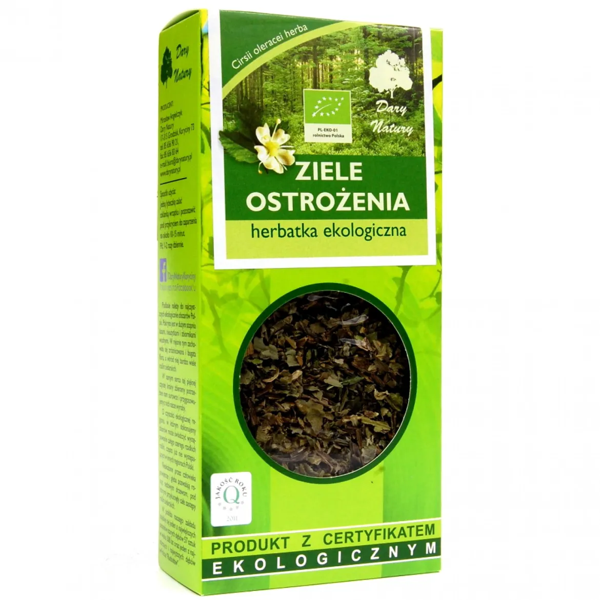 Ostrożeń ziele EKO 25g Dary Natury