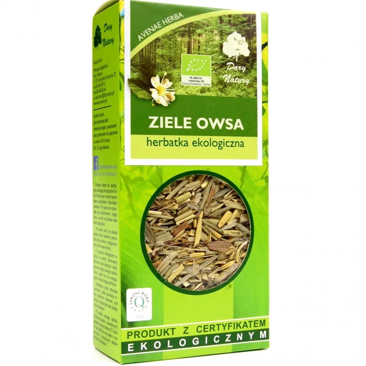 Owies ziele 40g Dary Natury