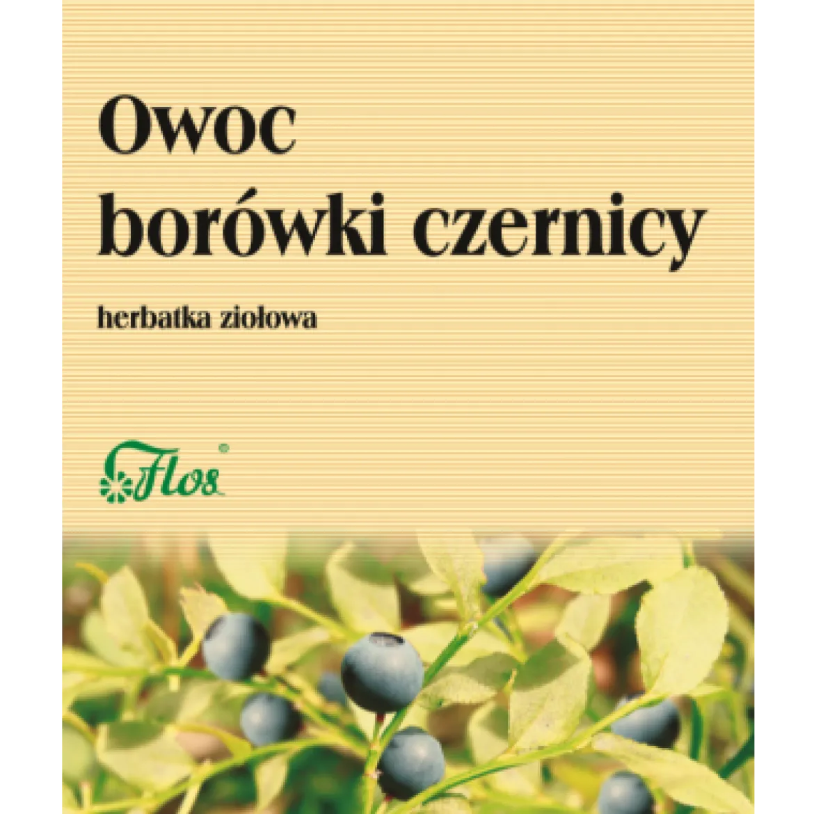 Owoc borówki czernicy - herbatka 50g Flos