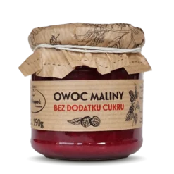 Owoc maliny bez dodatku cukru 190g Herbapol