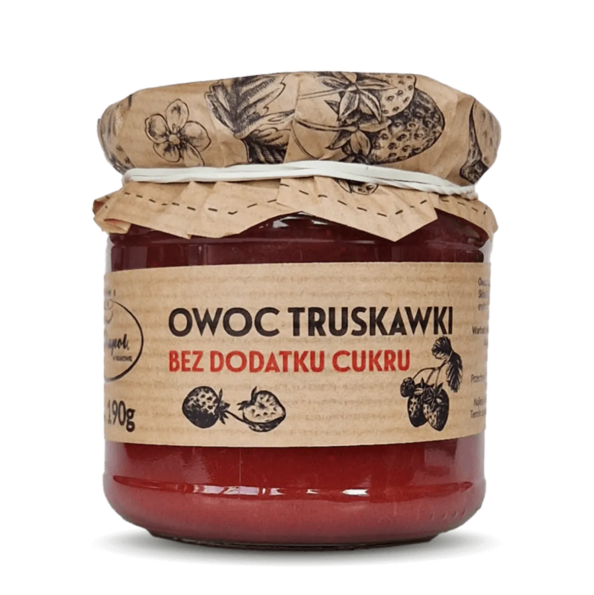 Owoc truskawki bez dodatku cukru 190g Herbapol