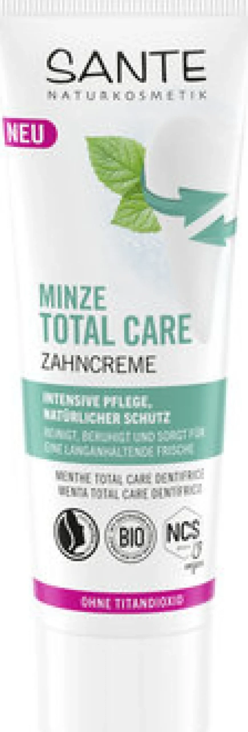 Pasta do zebów miętowa z Fluorem ECO 75ml Sante