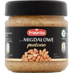Pasta z Prażonych Migdałów Bezglutenowa 185g Primavika