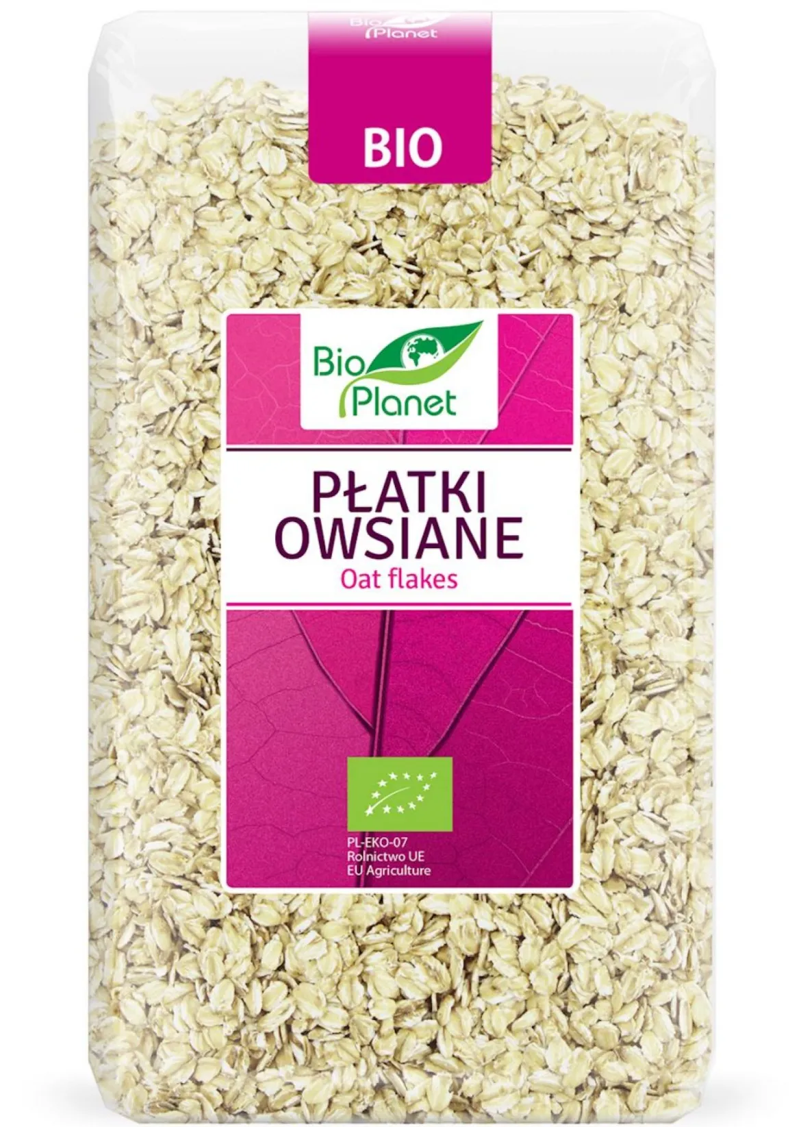 Płatki Owsiane BIO 600g Bio Planet