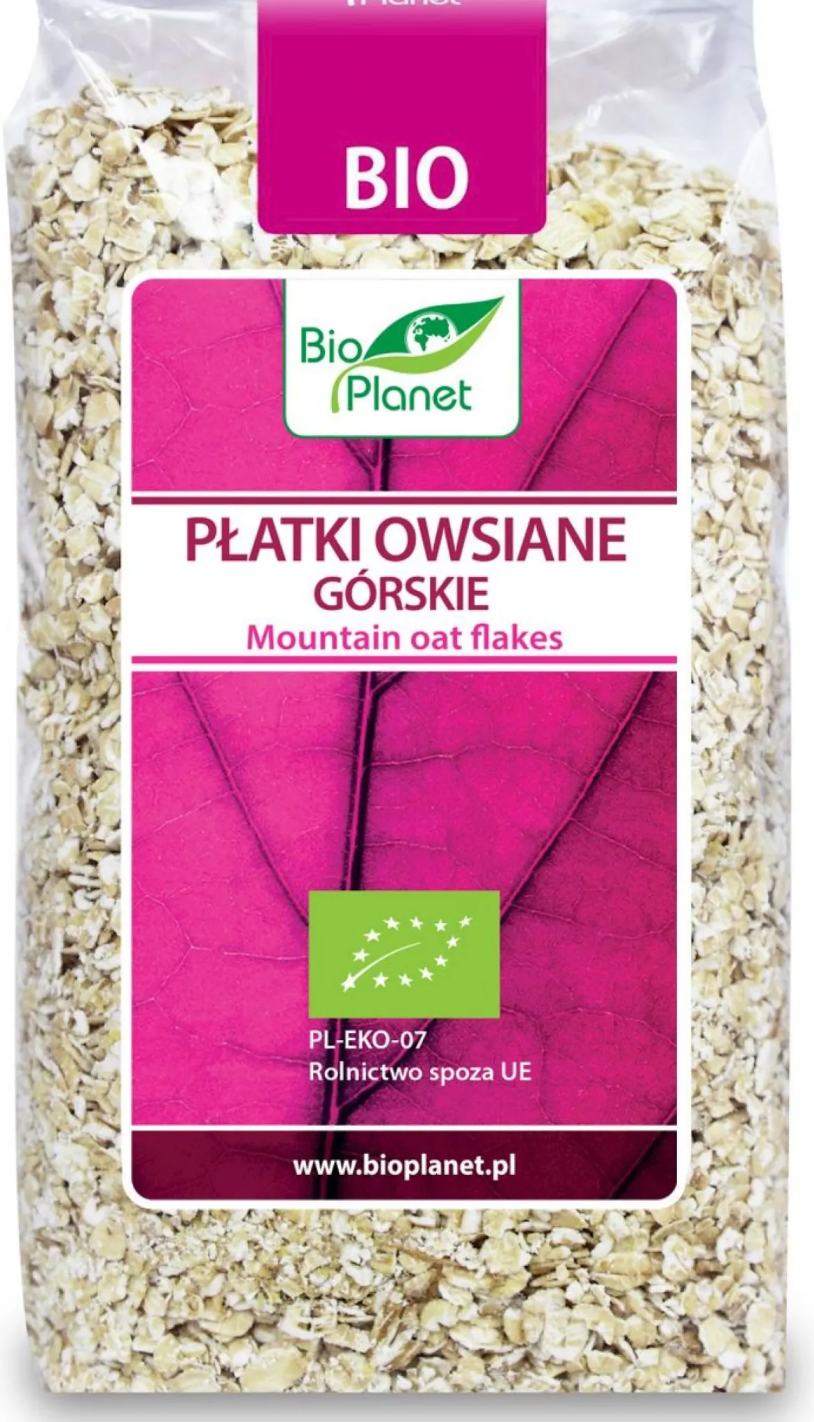 Płatki Owsiane Górskie BIO 300g Bio Planet